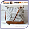 Fashionable Adult Baby Diaper Bag With Leather Handle